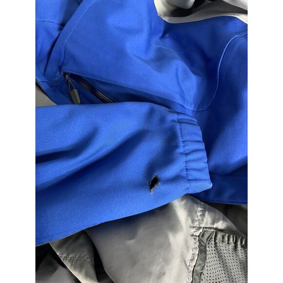 SALOMON CLIMA PRO Sample 2 Piece Ski Snowboard Jacket Coat Blue Grey Large - Picture 10 of 11